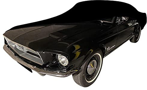 Star Cover Indoor Autoabdeckung passend für EIN Ford Mustang 1 Fastback Cover SUPER Soft Stretch