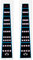 TaimeiMao Violine Griffbrett Aufkleber 3/4,abnehmbare Violine Hinweis,Griffbrett Aufkleber für Anfänger üben Finger Position Marker(2-teilige)