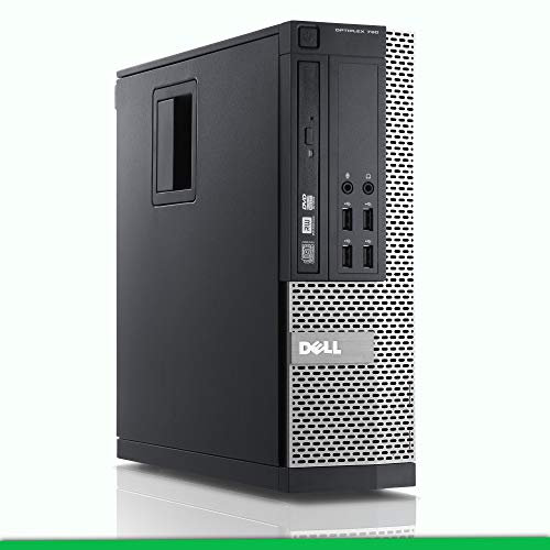 Ordenador de sobremesa Dell OptiPlex 790 SFF, Windows 10 Professional, CPU Intel i5, memoria RAM 4 GB DDR3, disco duro 500 GB, DVD-ROM, WiFi (reacondicionado)
