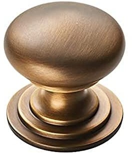 Carlisle Brass M47 M47BAB FTD Victorian KNOB 32MM, Antique Brass