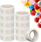 LUCKNIGHT 1000 Pieces Balloon Glue Dots Double Sided Ceiling Adhesive Sticky Dot Tapes Points for Birthdays Wedding Christmas Parties, 10 Rolls (100 Pieces per Roll)
