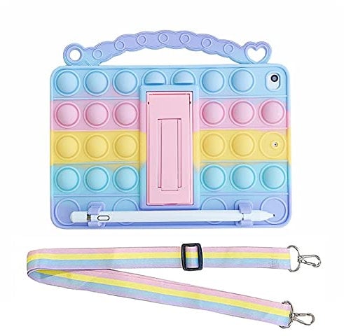 XZC Funda para Samsung Galaxy Tab A7 10.4'' 2022/2020 SM-T500/503/505/507/509 Funda de Tableta con Soporte para lápiz Correa de Mano Correa de Transporte Kickstand (Samsung Galaxy Tab A7 10.4)