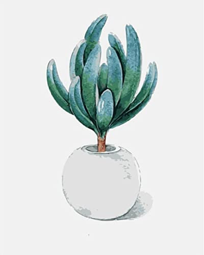 5D Diamond Painting Kits for Adult, Plants in pots, DIY Full Drill Art Kit Crystal Rhinestone Embroidery Art for Home Wall Decor Fun Gift Customizable 12×16 Inch