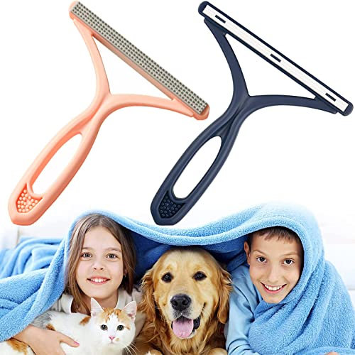 Tuofang Lint Remover, Tragbarer Fusselrasierer, Wiederverwendbarer Doppelseitiger Fusselentferner Kaschmirkamm, für Wolle Kaschmir und Dog Hair, Cat Hair, Clothes, Sofa, Bed, Carpet