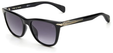 rag & bone, RNB1051/G/S, Damen-Sonnenbrille, Schwarz, 53 mm