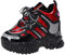 Ositree Plateau Sneaker Damen Chunky Sneakers Freizeitschuhe Stilvolle Dicke Boden Sport Schnüren Athletik Frühling Herbst Mode Bequem Cross Gym Turnschuhe