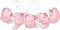 Axolotl Geburtstagsbanner Cute Axolotls Party Supplies | Geburtstagsdekorationen für niedliche rosa Ozeantiere Thema