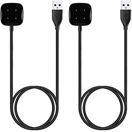 Zunedhys 2Pack 3.3 FT Charger Cable USB Charging Dock for Sense/ 3 Smartwatch