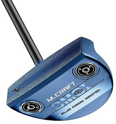 Mizuno Herren OMOI TYP 05 Golfschläger, LH/Stahl/BLAU, 34 INCH Putter