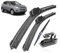3-teiliges Scheibenwischer-Set for vorne und hinten, kompatibel mit Hyundai Tucson MK2 ix35 2010–2015, Windschutzscheibe, Windschutzscheibe, Fenster, 61 cm + 40,6 cm + 30,5 cm