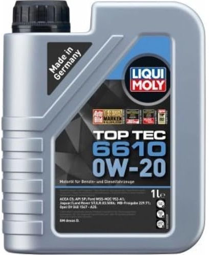 Liqui Moly Top Tec 6610 0W-20 | Motoröle | 1 L | Art.Nr. 21660, Sconosciuto