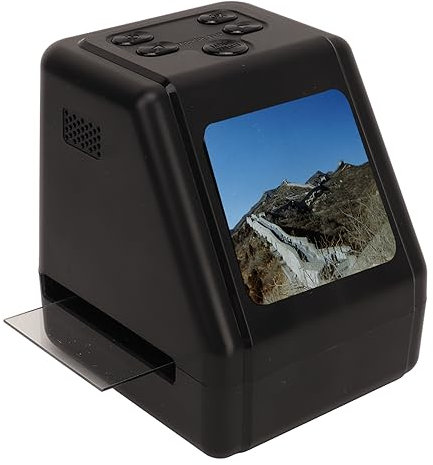 Scanner de Film Numérique, Convertit 135 126 110 Diapositives de 8 Mm en JPG 12 MP, Numérisation Rapide, Plusieurs Options de Taille de Film, Restaurez des Souvenirs avec Ce