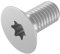 SECCARO Tornillo avellanado M3 x 6 mm, acero inoxidable V2A, VA A2, ISO 14581, hexágono interior (TX), rosca completa, 20 unidades
