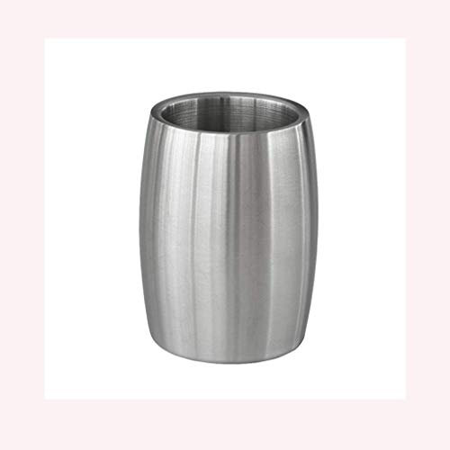ice bucket, Ice Bucket, Silver Ice Bucket - Double Insulated Stainless Steel Banquet Bucket, Mini Champagne Bucket, 1.5 Liters