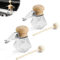 WJUAN 2 Pieza Decoración del Difusor de Coche, 8ML Ambientadores Coche Botella, Elegante Simple, Ambientador Coche Botella, Adecuado para llenar Perfumes, Decorar Casas, Oficinas, Automóviles