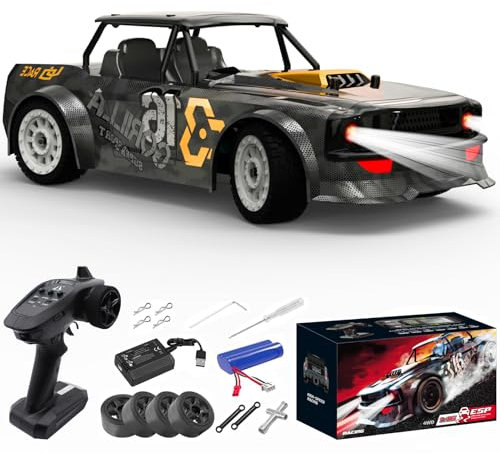 fisca 1/16 Fernbedienung High Speed Auto, 4WD RC Drift Rennautos Schnelle 20MPH LKW 2,4 GHz Off-Road 4X4 Buggy Auto Geschwindigkeit & Lenkung Kontrollfahrzeug Spielzeug (SG-1604)
