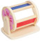 Montessori Drehende Trommel Holz Spielzeug für Säuglinge 6-12 Monate Rainbow Montessori Spinning Drum Musik Spiegel Trommel