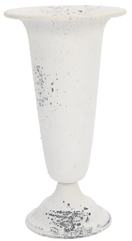 Kichvoe Blumenhalter Vase Im Vintage-Stil Dekorativer Blumentopf Für Hochzeitstisch Landhaus-Dekoration Rustikale Blumenvase Für Zuhause Und Besondere Anlässe Wetterfest Und Langlebig