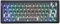 Cmokifuly GMK61 60% Mechanical Gaming Keyboard Kit, Tri-Mode South-Facing RGB LED, Hotswap Socket PCB, Gasket Mounted Plate, DIY Keyboard Kit (Black)