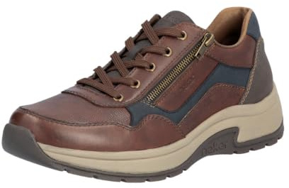 Rieker Herren Schnürhalbschuh in braun