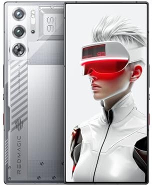 REDMAGIC 9S Pro 120Hz Gaming Phone, 5G Android Smartphone, 16GB RAM+512GB ROM, Snapdragon 8 Gen 3, 6.8 AMOLED Full Screen, FHD+, 50MP Camera, Dual-Sim, Unlocked Mobile Phone Silver