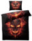 MOBEITI Totenkopf Bettwäsche 140x200, Gothic Satanic Flammen Schädel Wendebettwäsche - Deko & Geschenke, Weiche Mikrofaser Bettbezug Set 2teilig, 1 Kissenbezug 70x90, mit Reißverschluss