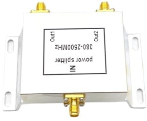 CAYUND 2 Wege Booster SMA Power Splitter (380-2500MHz) SMA Power Divider Booster Zubehör Adapter
