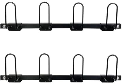 Wall Mount Boxing Glove Storage Rack, Organize and Dry 2/4 Pairs Of Gloves, 75x16cm Steel Hanging Boxing Glove Display Stand, Garage Organizer for Boxing Gloves(2pcs)