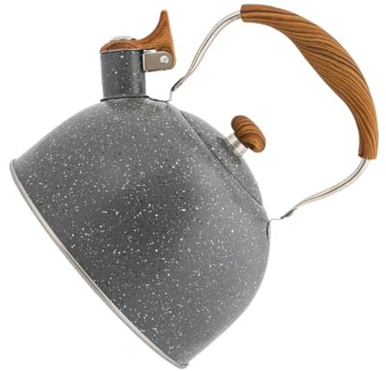 Cabilock Ergonomic Handle Kettle Whistle Food-Grade Stainless Steel Easy Pouring