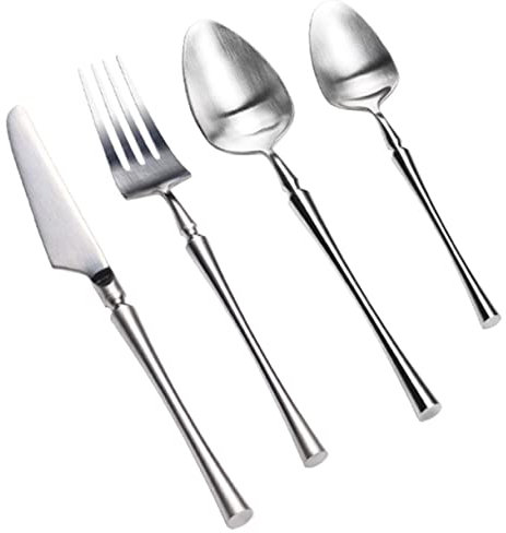 BEBEMOKO Juego De Cubiertos Occidentales Cubiertos Inoxidable 10 Piezas Utensilios De Cocina