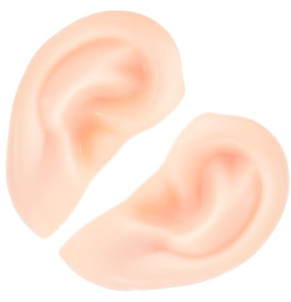 HONMEET 1 Paar Mini-Ohren Zur Puppenherstellung Kleine Plastikohren Ersatzteile Für Puppen Basteln Puppenherstellungsmaterialien