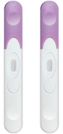 Lot de 2 tests de grossesse précoces liés à la fertilité, facile à utiliser à la maison, de haute qualité, résultats précoces, violet