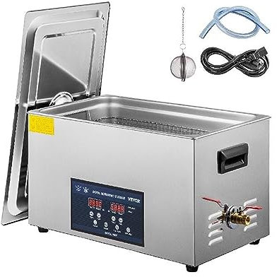 Pulitore ad ultrasuoni, Pulitore Ad Ultrasuoni 2L 3.2L 6L 10L 22L 30L Con Elettrodomestico Portatile Digitale A Doppia Frequenza For Lavatrice Ad Ultrasuoni(2 L Tank)