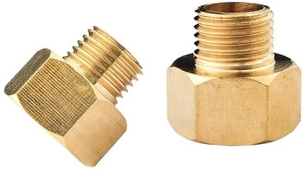 1 pz. Raccordi for tubi in ottone con filettatura maschio-femmina, adattatore for giunto in ottone, raccordo filettato da 1/8 1/4 3/8 1/2(3/8-1/2)