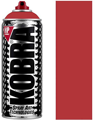 KOBRA HP High Pressure Spray Paint 400ml Can – Professional Grade 100% Acrylic Formula with Matte Finish for Graffiti, Street Art, Crafts & Multi-Surface Use (330 Scorpion)