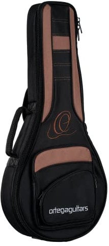 Ortega Guitars Pro Series Bag - Mandoline Tasche - Höhe 74 cm - Breiter Halsgurt - Schultergurte - Nylon, Schwarz (ONB-MA)