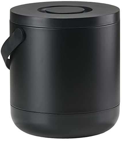 Zone Circular Mülleimer, Durchm. 31,5 x 31 cm - 15 Liter, Schwarz