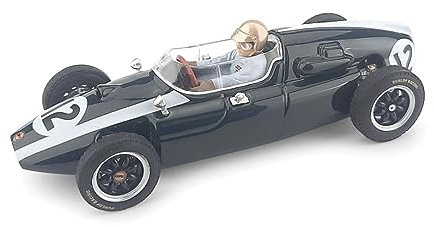 Treppenmodell kompatibel mit Cooper J.BRABHAM 1959 Nr. 12 Winner GB GP World Champion + Pilot 1:43 BRUMM BM0278BCH