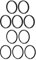 10 Stücke Bike Tretlager Dichtungsscheibe BB Spacer Reparatur Teil, 30MM T2MM T3MM