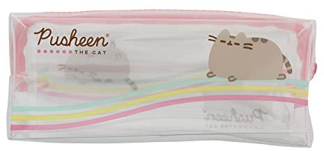 Blueprint Collections Pusheen Federmäppchen, Kawaii-Schreibwaren, niedliches Schreibwaren, Schulbedarf, Kawaii-Federmäppchen, Federmäppchen, Pusheen-Geschenke, Pusheen-Schreibwaren, mehrfarbig,