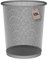 Papelera Malla Metalica 13 Litros Plata Ø26,5 x 28 cm. Papelera Oficina Gris, Papelera Reciclaje, Cubo de Basura, Papelera Escritorio, Cubo de Basura Cocina, Papelera Baño, Organizador Escritorio