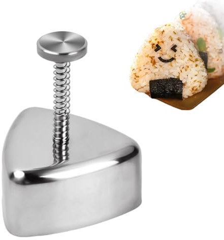 Volumoon Sushi Onigiri Mold, Sushi Dreieck Form Reisbällchen Maker, Onigiri Maker, Maker Sushi Dreieck Form, ReisbäLlchen Maker, Triangle Sushi Reisball Form Presse Maker für DIY Werkzeug, Küche