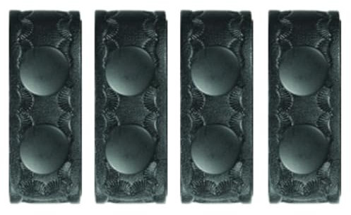 Hero's Pride AirTek Standard-Gürtelhalter, 38,1 cm Breite, 4 Stück, Korbgeflecht, schwarzer Druckknopf