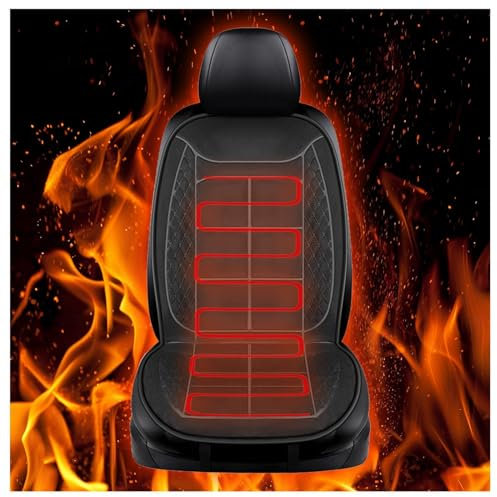 FANOLO sitzheizung Auflage - Power Protection Einstellbare Temperatur sitzheizung Auto Auflage 12v - für LKW Auto sitzheizung Auflage,B-1Packung