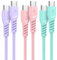 USB C to USB C Charger Cable 60W (3 Pack 1M) STRONG Braided C to C Cable Fast Charging Type C Data Lead Compatible with iPhone 15, iPad Pro 2022, iPad 10th 2022, MacBook Pro, Samsung S24/S23, Pixel 8