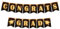 YQUQWN, Schwarz und Gold Congrats Grad Banner - Kein DIY, Abschlussbanner 2025, Glückwunsch Banner für Abschlussfeier Dekorationen 2025, Abschlussdekorationen Klasse 2025