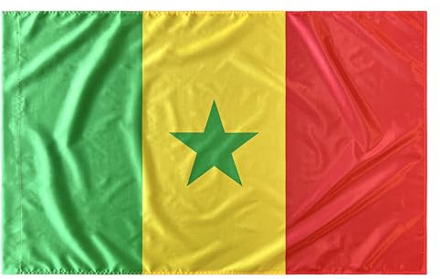 Durabol Bandera Senegal 150 x 90 cm Satén