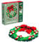 Plus-Plus 3957 Geniales Konstruktionsspielzeug, Puzzle Weihnachtskranz, weihnachtliches Bausteinset, Kreativ-Bausteine für Kinder, 500 Teile
