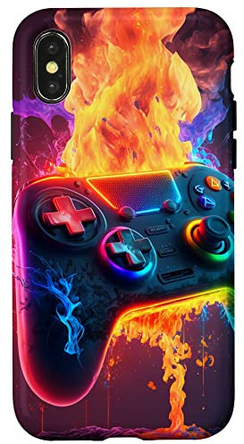 iPhone X/XS Gamer Aesthetic Graphic Gaming Video Games Boys Teens Kids Case