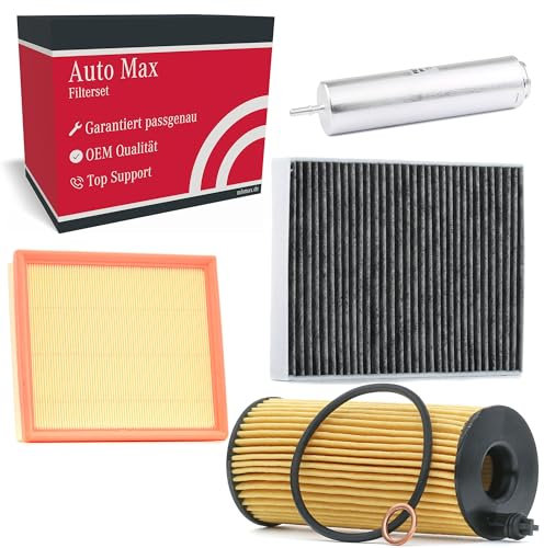 Filterset Inspektionspaket für BMW 1er 2er | Diesel N47 | 118d (143 PS) 120d (184 PS) | F20 F21 F22 F23 | Ölfilter | Luftfilter | Innenraumfilter | Kraftstofffilter | Aktivkohle